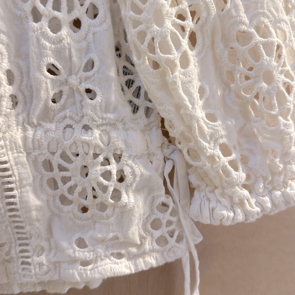 Banana Republic White Eyelet Lace Top - Picture 5 of 10